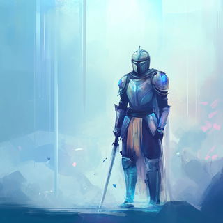 Smokequette style, Midjourney V6.1: concept art character design of retropunk steam knight