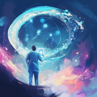 Smokequette style, Midjourney V6.1: editorial illustration for popular scientific magazine cover