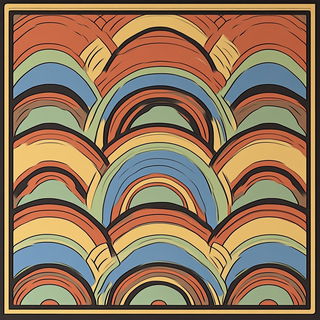 Washfable style, Midjourney V6.1: creative pattern composition