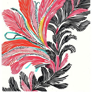 Gestural Calligraphic Socialism style, Midjourney V6.1: creative pattern composition