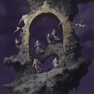 Joineryscape style, Midjourney V6.1: classical 18th-century oil painting