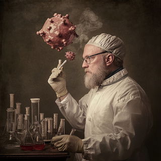Tealtrack Scenography style, Midjourney V6.1: editorial illustration for popular scientific magazine cover