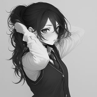 Tealtrack Scenography style, Midjourney V6.1: black-and-white manga comic strip