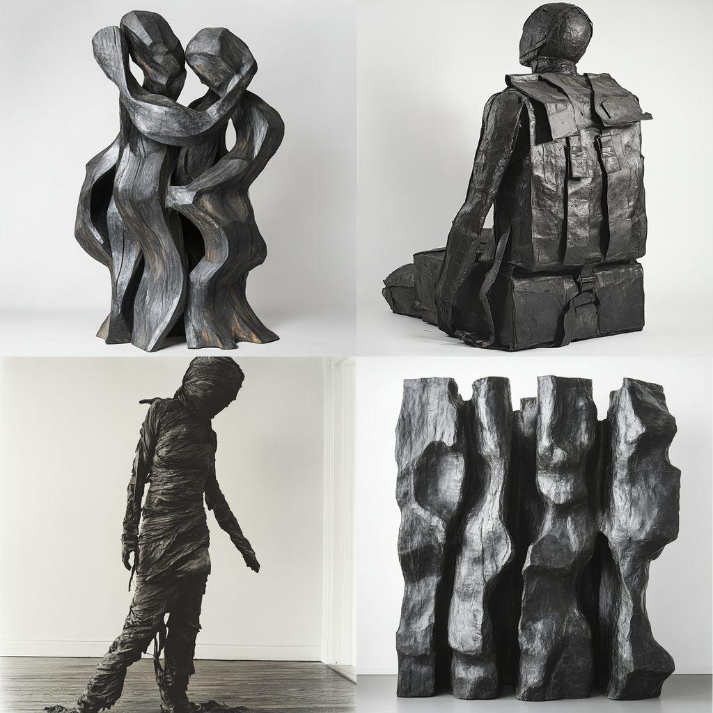 Barbara Chase-Riboud style, Midjourney V6.1, render 1 of 4
