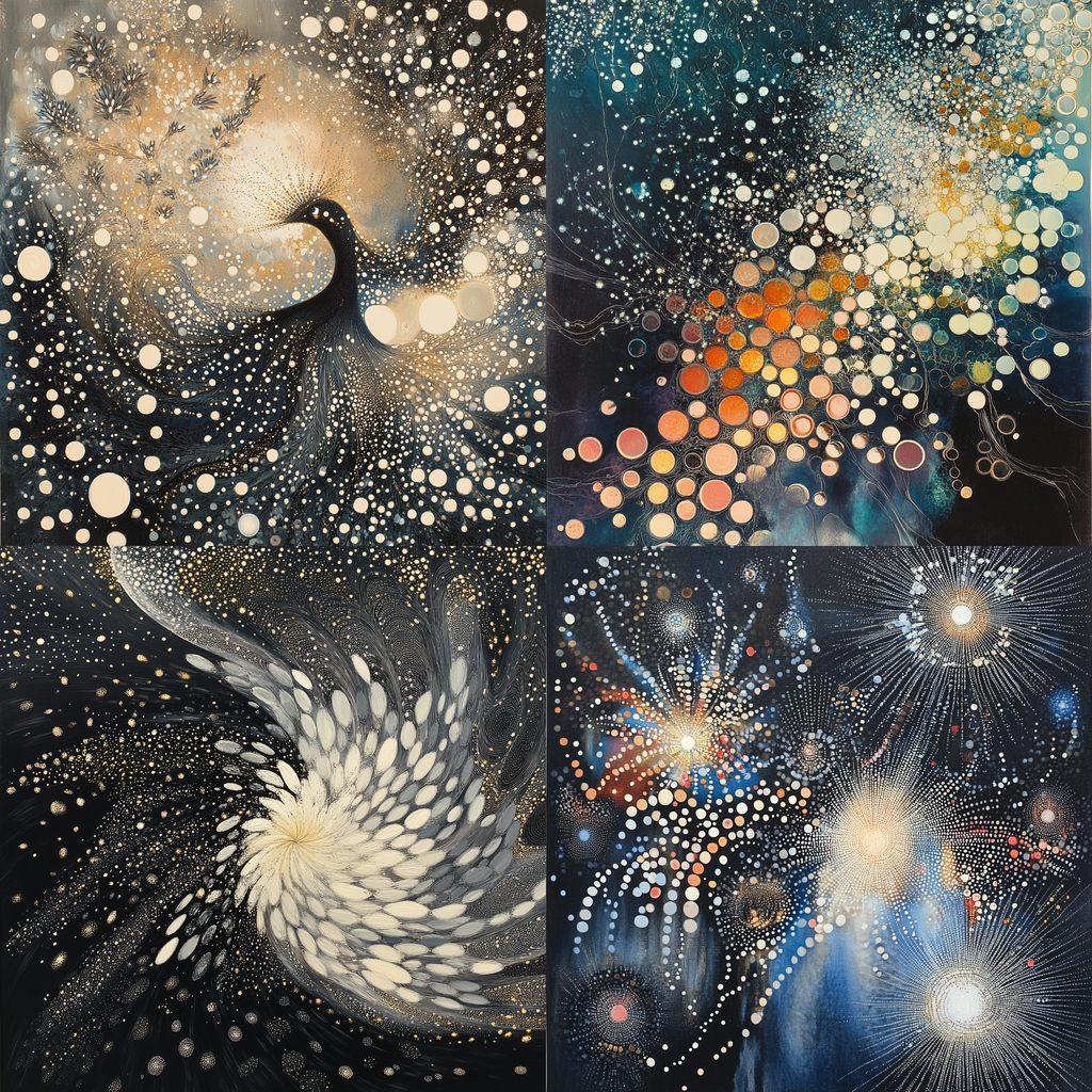 Barbara Takenaga style, Midjourney V6.1, render 1 of 4
