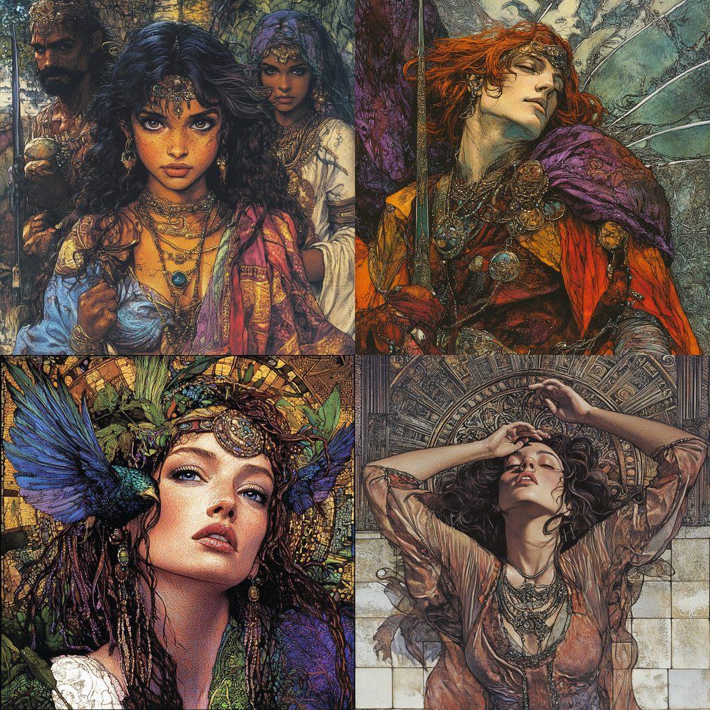 Barry Windsor-Smith style, Midjourney V6.1, render 1 of 4