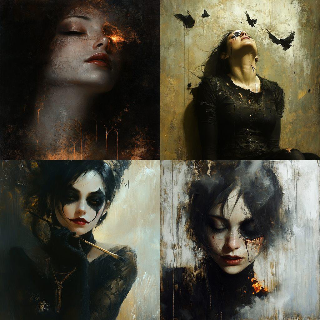 Bastien Lecouffe-Deharme style, Midjourney V6.1, render 1 of 4