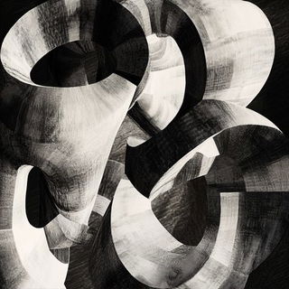 Portalstone style, Midjourney V6.1: abstract 3D render