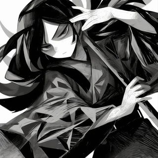 Portalstone style, Midjourney V6.1: black-and-white manga comic strip