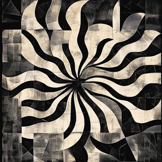 Portalstone style, Midjourney V6.1: creative pattern composition