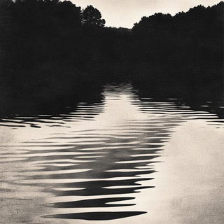 Portalstone style, Midjourney V6.1: realistic landscape photograph of quiet dawn