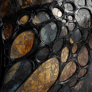 Kryvex Collective style, Midjourney V6.1: abstract 3D render
