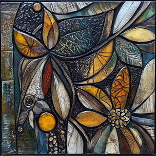 Kryvex Collective style, Midjourney V6.1: traditional folk art