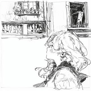 Pigmentfog Urbanism style, Midjourney V6.1: black-and-white manga comic strip