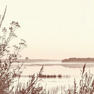 Pigmentfog Urbanism style, Midjourney V6.1: realistic landscape photograph of quiet dawn