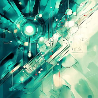 Tidal Ink Abstraction style, Midjourney V6.1: technical infrastructure blueprint schematics