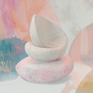 Inkfen Balladry style, Midjourney V6.1: abstract 3D render