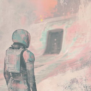 Inkfen Balladry style, Midjourney V6.1: cinematic shot from sci-fi movie