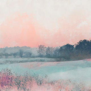 Inkfen Balladry style, Midjourney V6.1: realistic landscape photograph of quiet dawn
