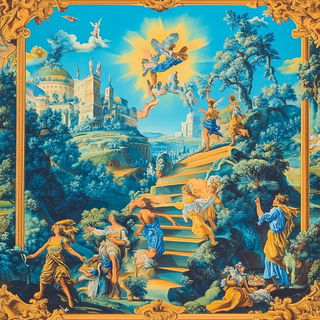 Velvet Cabinet Catalog style, Midjourney V6.1: classical 18th-century oil painting