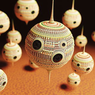 Fairyland Isoplex style, Midjourney V6.1: abstract 3D render