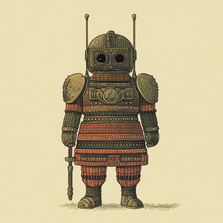 Fairyland Isoplex style, Midjourney V6.1: concept art character design of retropunk steam knight