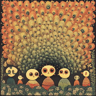 Fairyland Isoplex style, Midjourney V6.1: traditional folk art