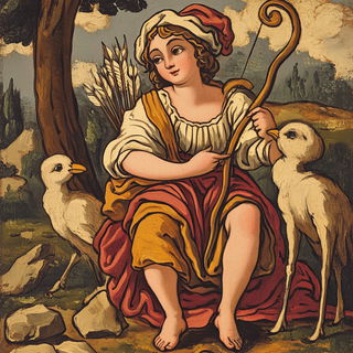 Chromavale style, Midjourney V6.1: classical 18th-century oil painting