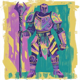Goggleseed Gardenism style, Midjourney V6.1: concept art character design of retropunk steam knight