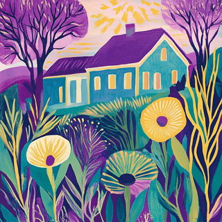Goggleseed Gardenism style, Midjourney V6.1: traditional folk art