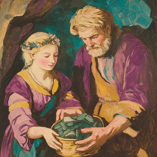 Goggleseed Gardenism style, Midjourney V6.1: classical 18th-century oil painting