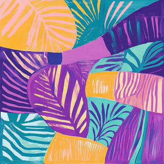 Goggleseed Gardenism style, Midjourney V6.1: creative pattern composition