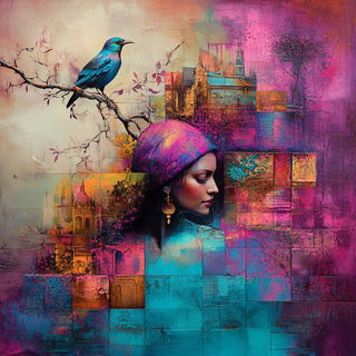 Rimewild style, Midjourney V6.1: traditional folk art