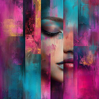 Rimewild style, Midjourney V6.1: creative pattern composition