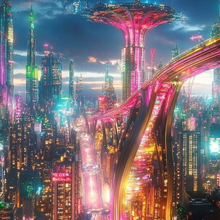 Lithomanga style, Midjourney V6.1: megacity with futuristic bioarchitecture