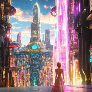 Lithomanga style, Midjourney V6.1: cinematic shot from sci-fi movie