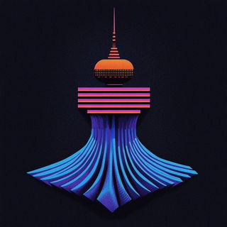 Crimson Burin Cathedrals style, Midjourney V6.1: bold minimalist logo design for Istanbul city municipal services