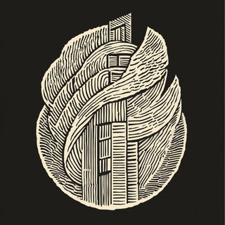 Collagegrimage style, Midjourney V6.1: bold minimalist logo design for Istanbul city municipal services