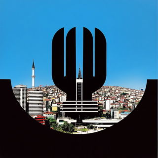 Cogwilds style, Midjourney V6.1: bold minimalist logo design for Istanbul city municipal services
