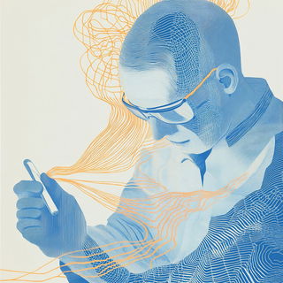Claymonsoon style, Midjourney V6.1: editorial illustration for popular scientific magazine cover