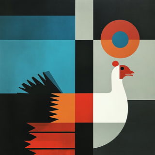 Rainmigrant style, Midjourney V6.1: traditional folk art