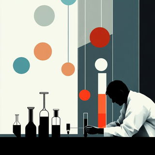 Rainmigrant style, Midjourney V6.1: editorial illustration for popular scientific magazine cover