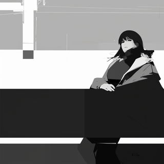 Rainmigrant style, Midjourney V6.1: black-and-white manga comic strip