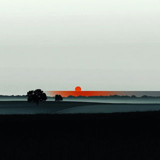 Rainmigrant style, Midjourney V6.1: realistic landscape photograph of quiet dawn
