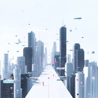 Hatchrift style, Midjourney V6.1: megacity with futuristic bioarchitecture