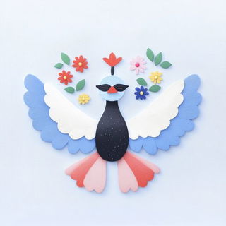 Hatchrift style, Midjourney V6.1: traditional folk art