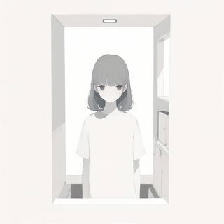 Hatchrift style, Midjourney V6.1: black-and-white manga comic strip