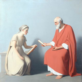 Hatchrift style, Midjourney V6.1: classical 18th-century oil painting