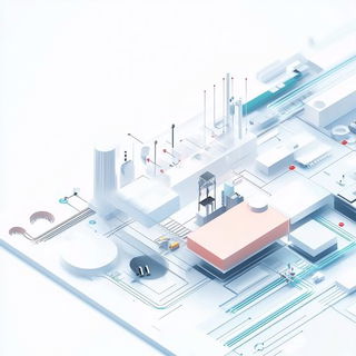 Hatchrift style, Midjourney V6.1: technical infrastructure blueprint schematics