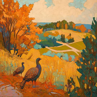 Parallax Folia style, Midjourney V6.1: traditional folk art